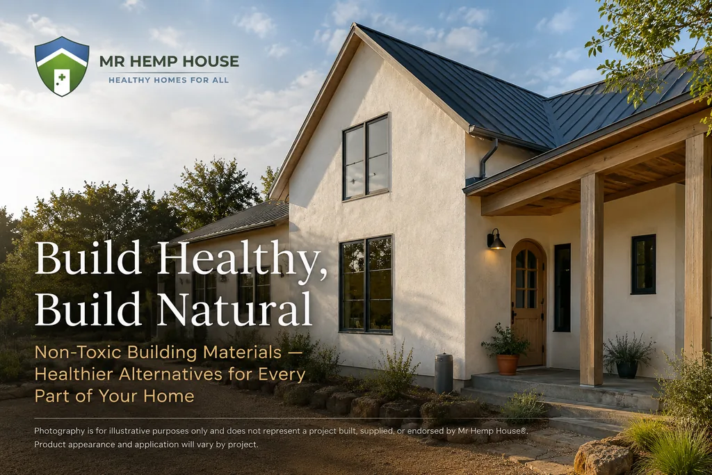 Build Healthy, Build Natural — hemp-based and non-toxic building products