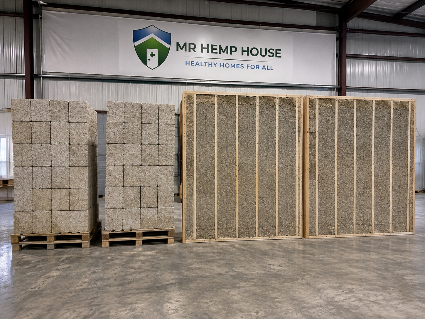GaiaBloc™ and GaiaPanels™ in the Mr Hemp House® production facility