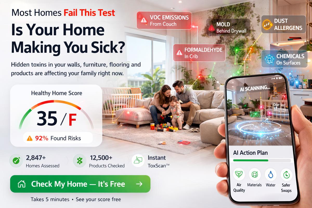 Home Health Scan AI assessment app screens used by Mr Hemp House dealers