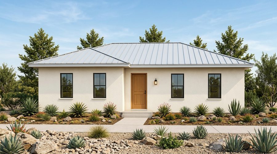 The Palmetto healthy home — 1,200 sq ft, 3 bedrooms, 2 bathrooms with ERV ventilation.